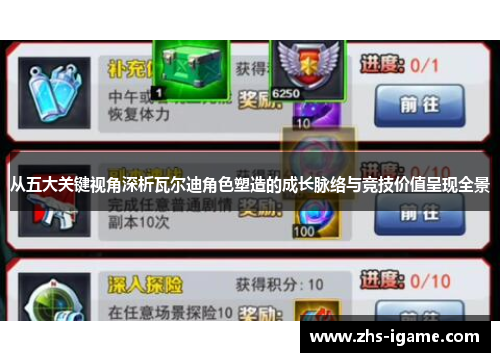 从五大关键视角深析瓦尔迪角色塑造的成长脉络与竞技价值呈现全景 从五大关键视角深析瓦尔迪角色塑造的成长脉络与竞技价值呈现全景